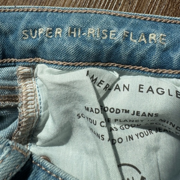 𝐀𝐦𝐞𝐫𝐢𝐜𝐚𝐧 𝐄𝐚𝐠𝐥𝐞 𝐒𝐮𝐩𝐞𝐫 𝐇𝐢𝐠𝐡 𝐑𝐢𝐬𝐞 𝐅𝐥𝐚𝐫𝐞 𝐉𝐞𝐚𝐧𝐬 - Picture 8 of 12